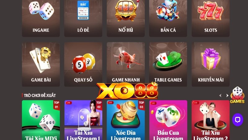 Nhà cung cấp game casino online HO Gaming